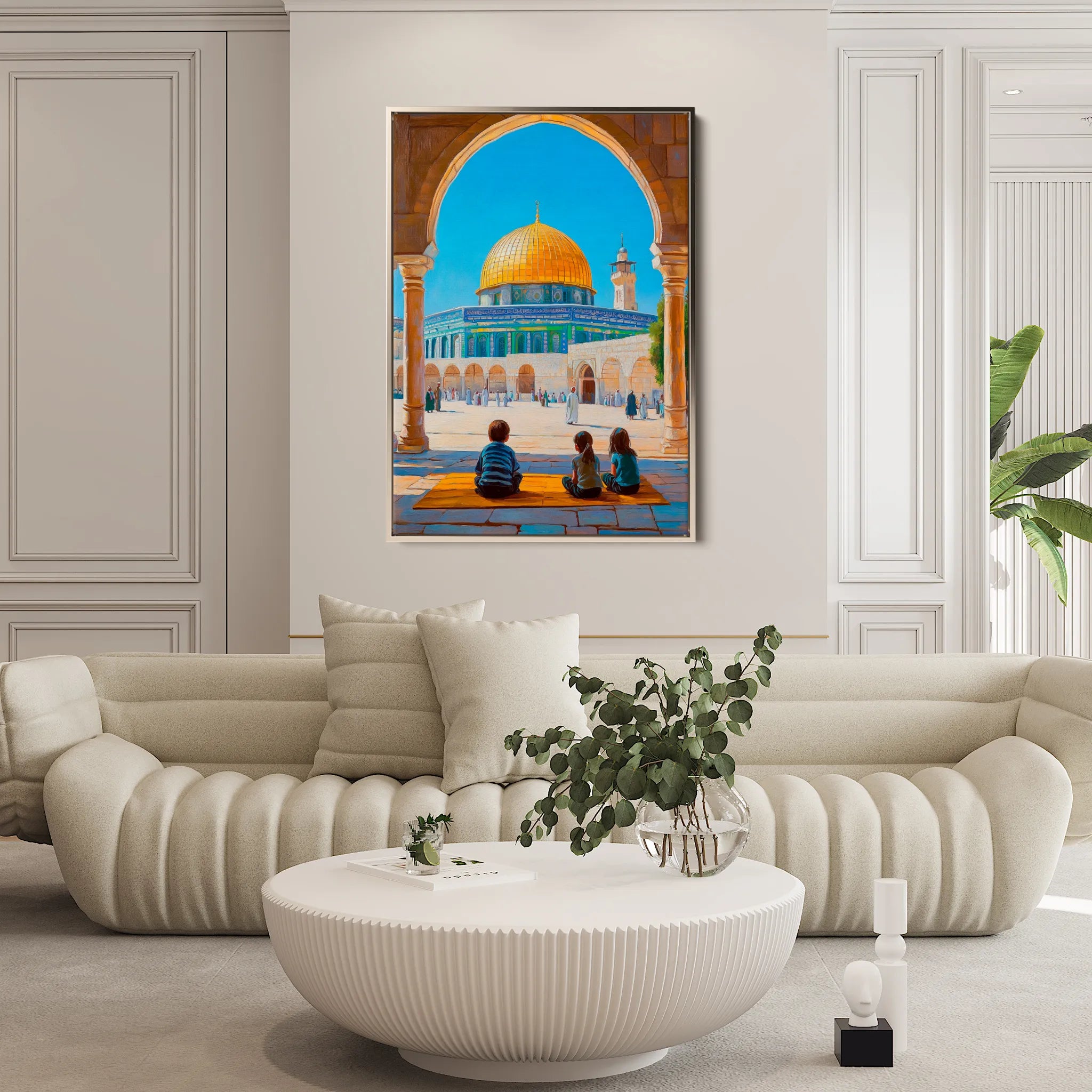 Palestine 034 Canvas Art 60 x 40 cm / Black