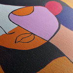 Portrait 034 Canvas Art 60 x 40 cm / Black