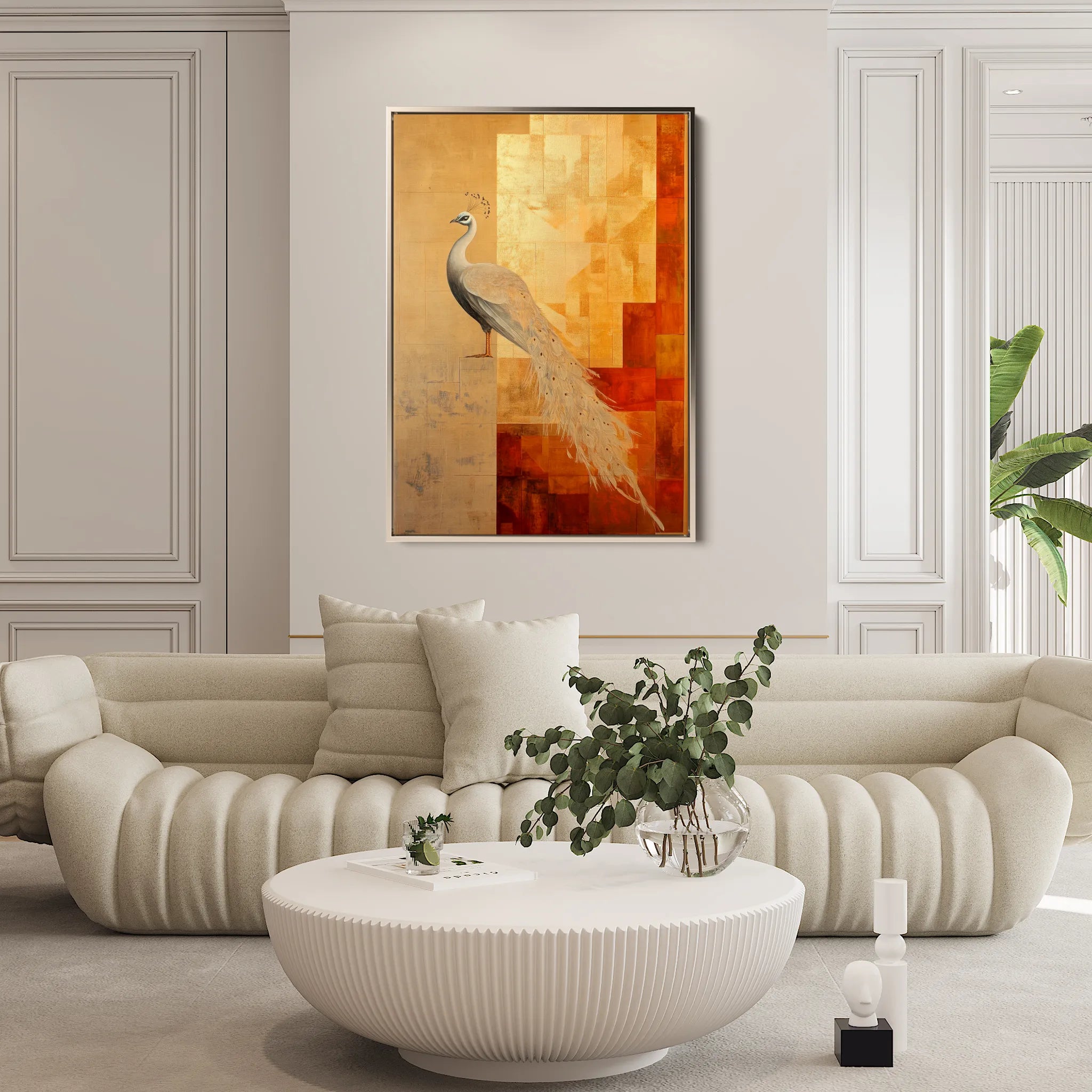 Animals 035 Canvas Art 60 x 40 cm / Black