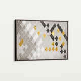 Abstract 035 Canvas Art 60 x 40 cm / Black