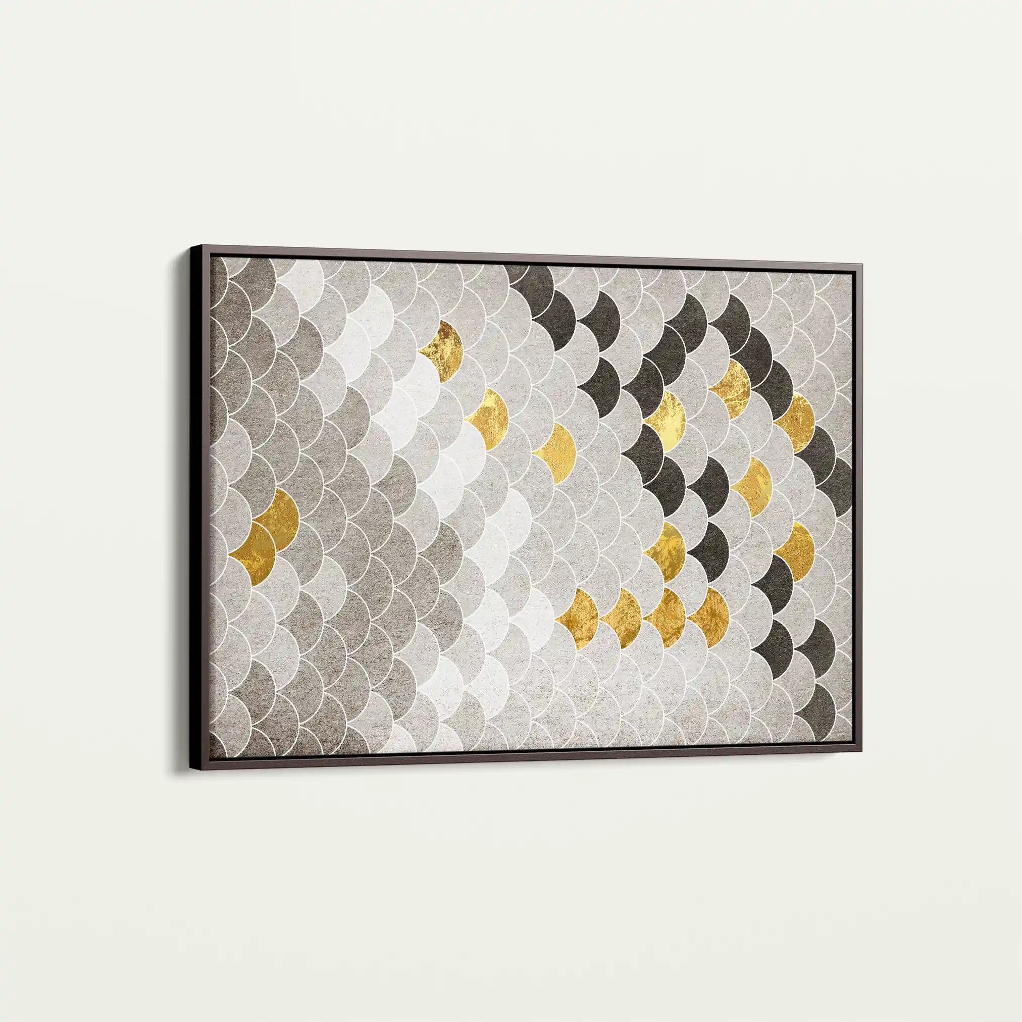 Abstract 035 Canvas Art 60 x 40 cm / Black