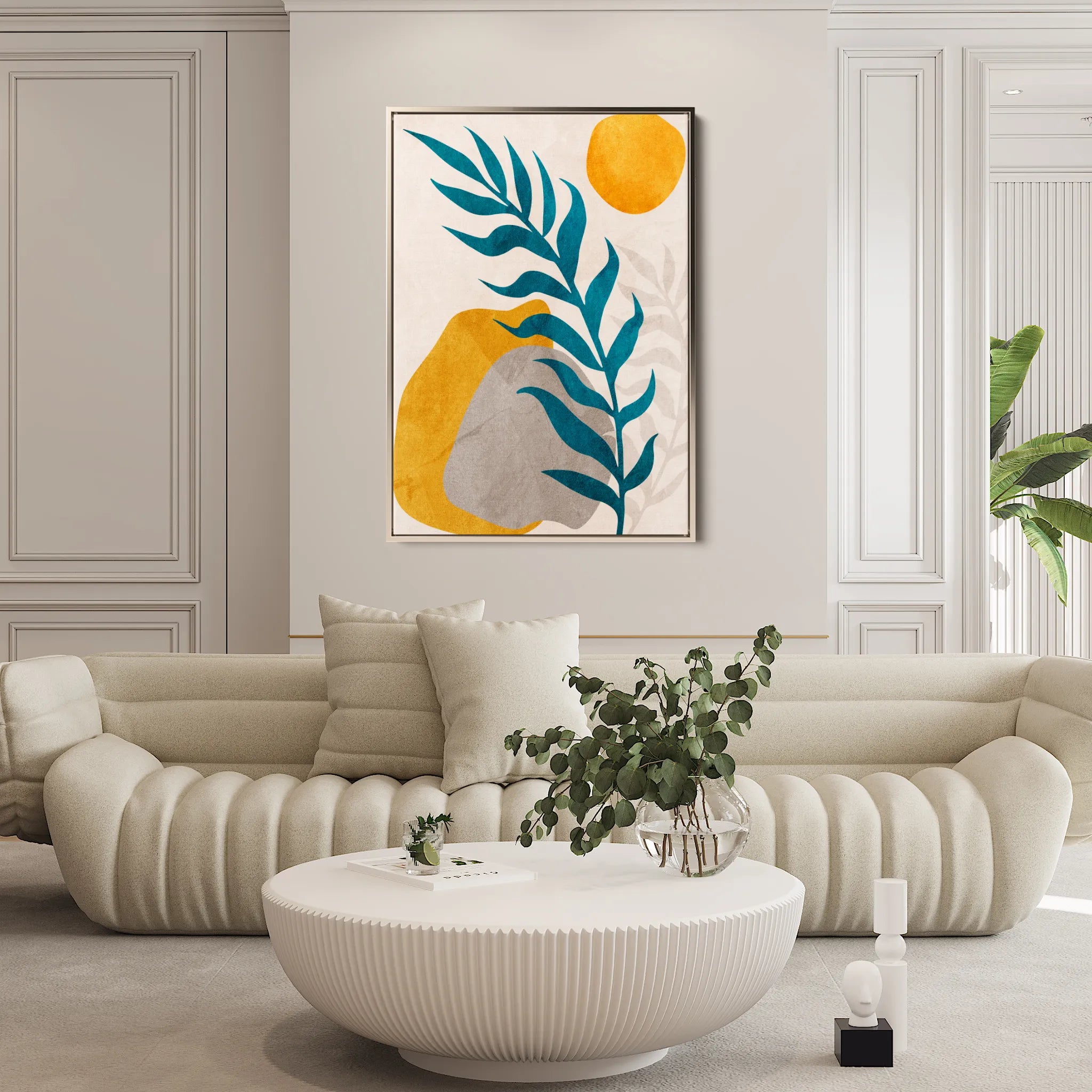 Boho 035 Canvas Art 60 x 40 cm / Black