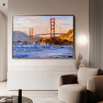 Landscape 035 Canvas Art 60 x 40 cm / Black