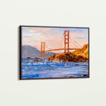 Landscape 035 Canvas Art 60 x 40 cm / Black