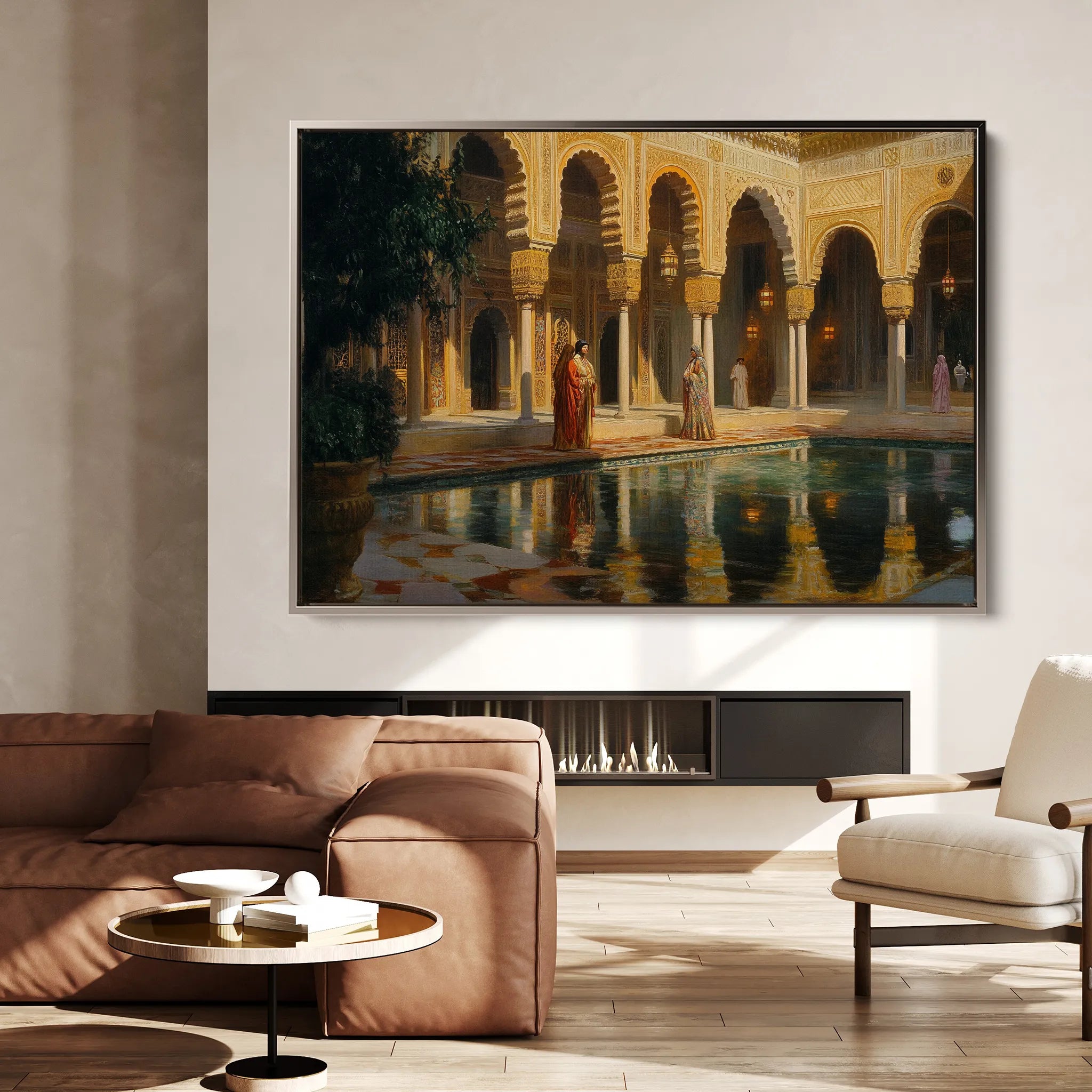 Orientalist 035 Canvas Art 60 x 40 cm / Black