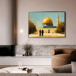 Palestine 035 Canvas Art 60 x 40 cm / Black