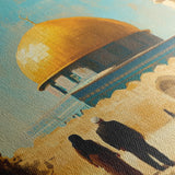 Palestine 035 Canvas Art 60 x 40 cm / Black