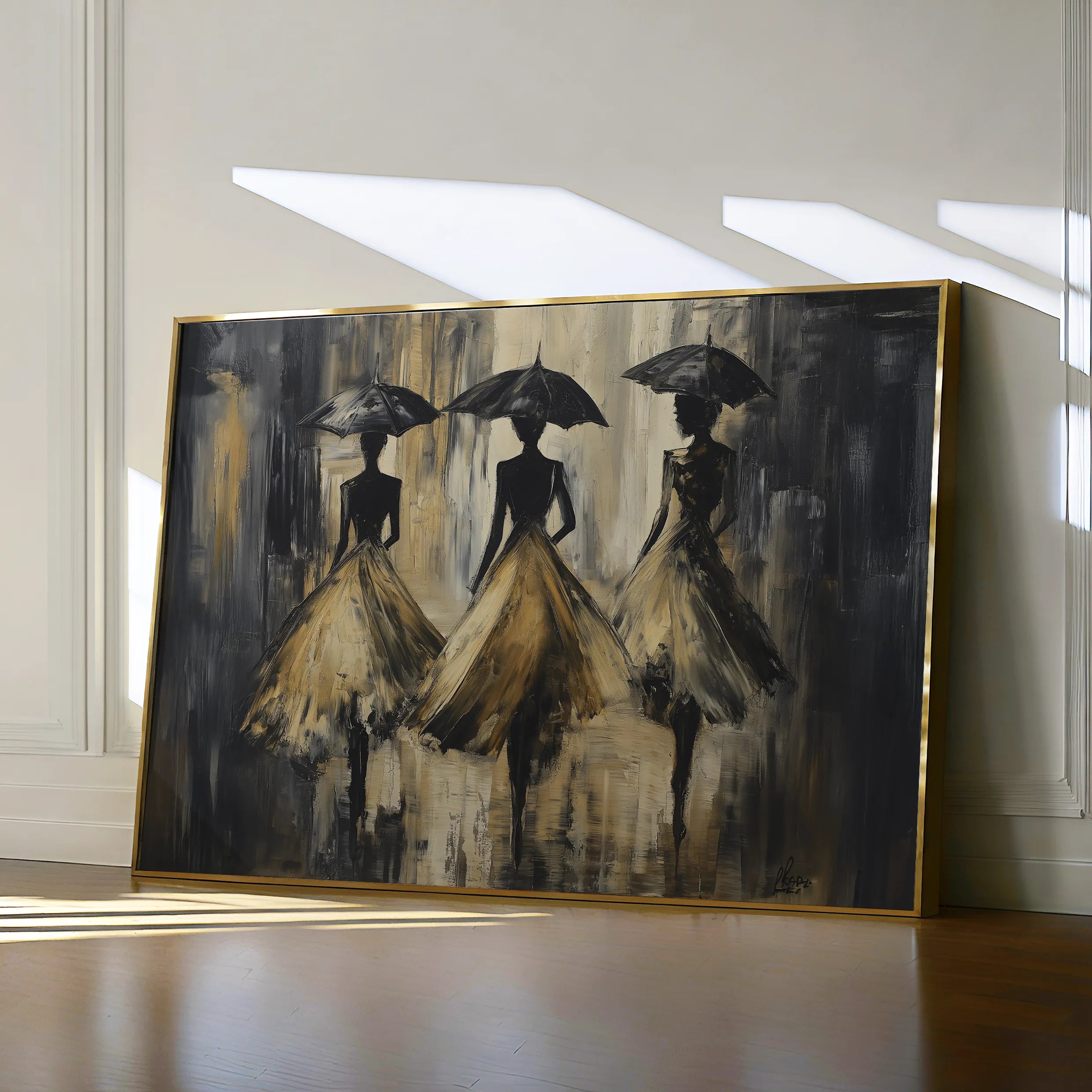 Portrait 035 Canvas Art 60 x 40 cm / Black