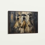Portrait 035 Canvas Art 60 x 40 cm / Black