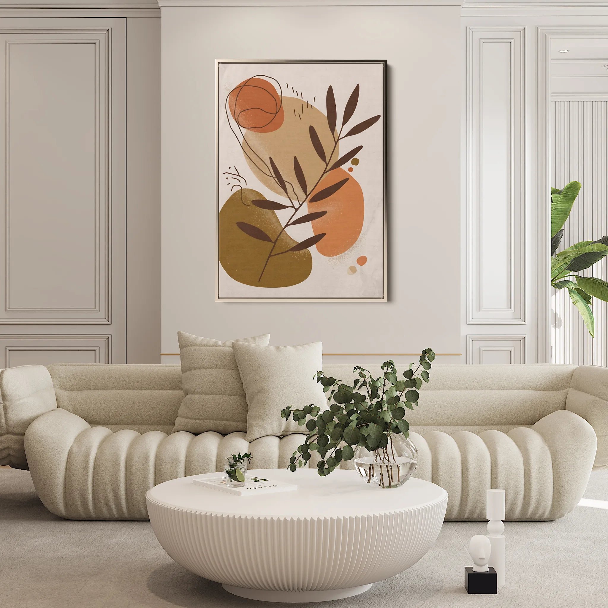 Boho 036 Canvas Art 60 x 40 cm / Black