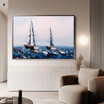 Landscape 036 Canvas Art 60 x 40 cm / Black