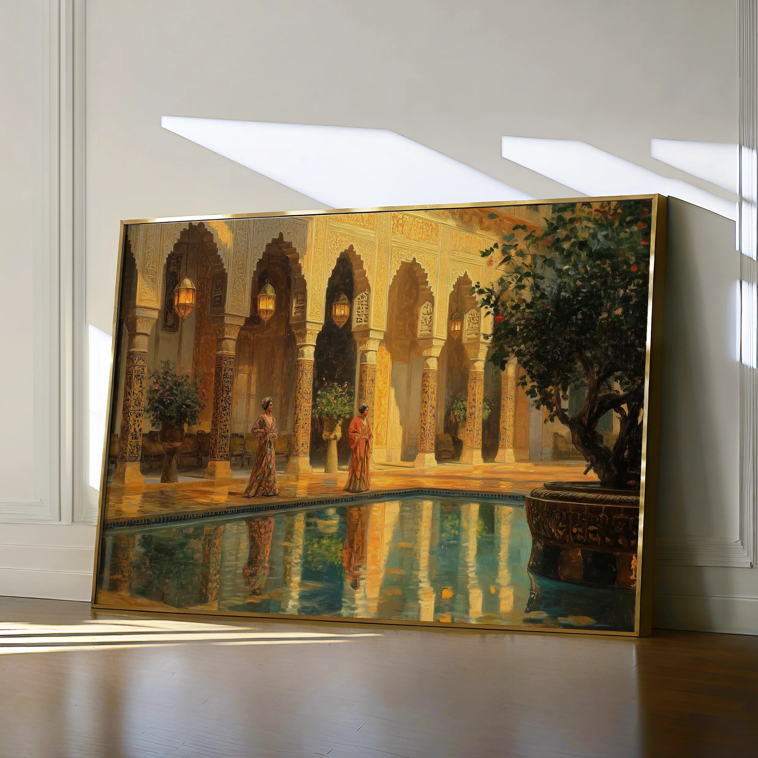 Orientalist 036 Canvas Art 60 x 40 cm / Black