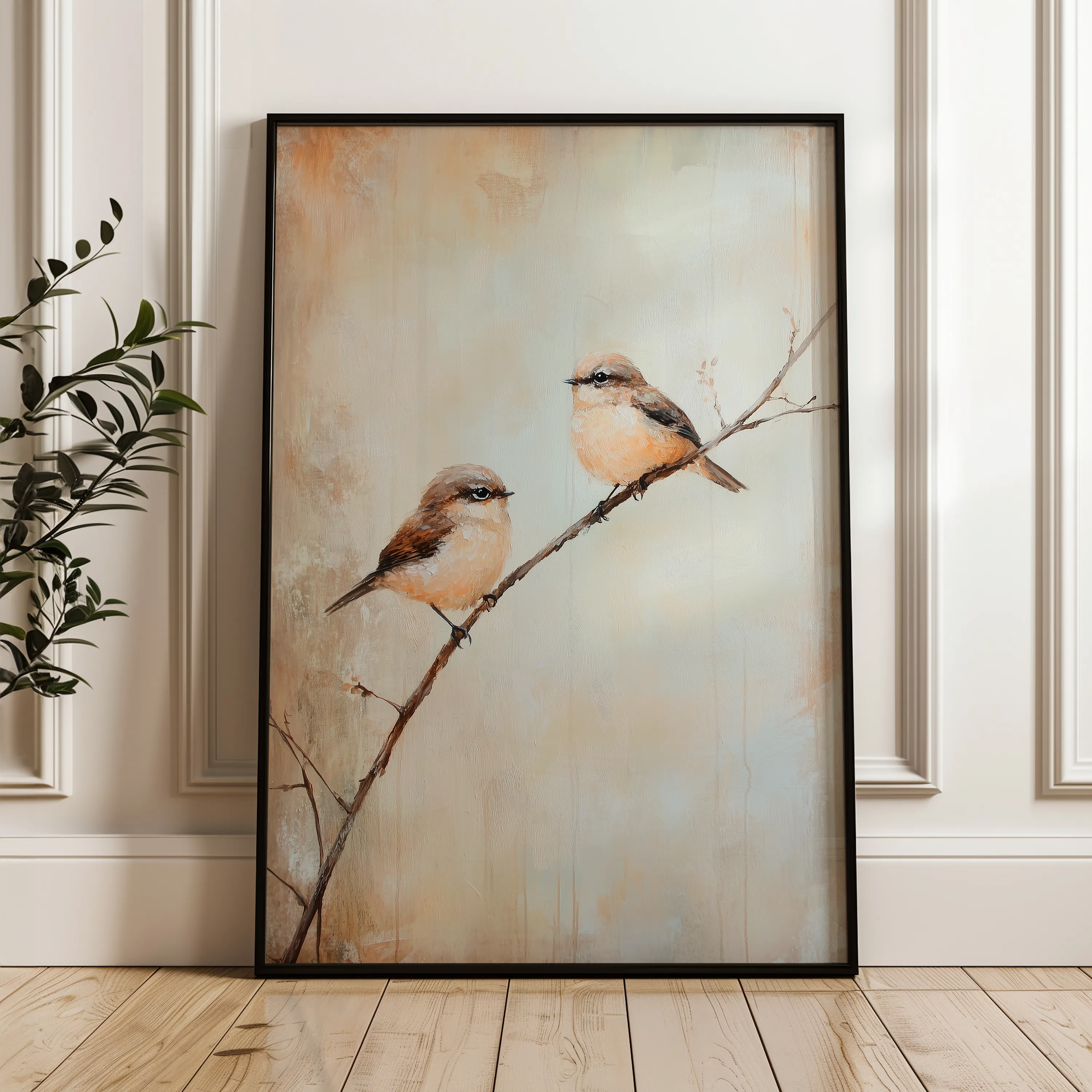 Animals 037 Canvas Art 60 x 40 cm / Black