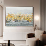 Abstract 037 Canvas Art 60 x 40 cm / Black