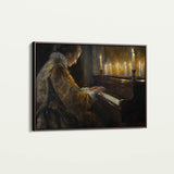 Classic 037 Canvas Art 60 x 40 cm / Black