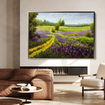 Landscape 037 Canvas Art 60 x 40 cm / Black