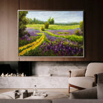 Landscape 037 Canvas Art 60 x 40 cm / Black