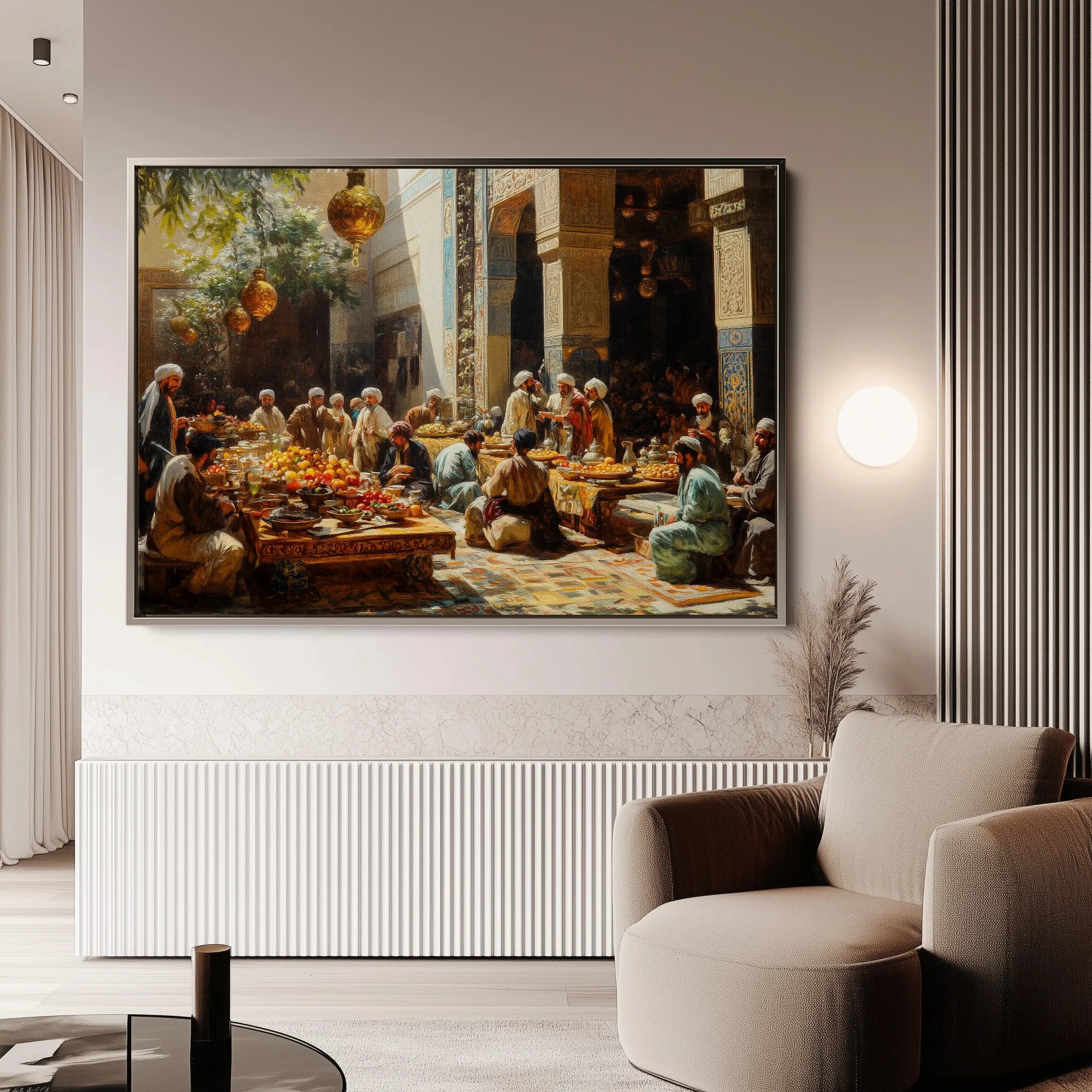 Orientalist 037 Canvas Art 60 x 40 cm / Black