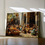 Orientalist 037 Canvas Art 60 x 40 cm / Black