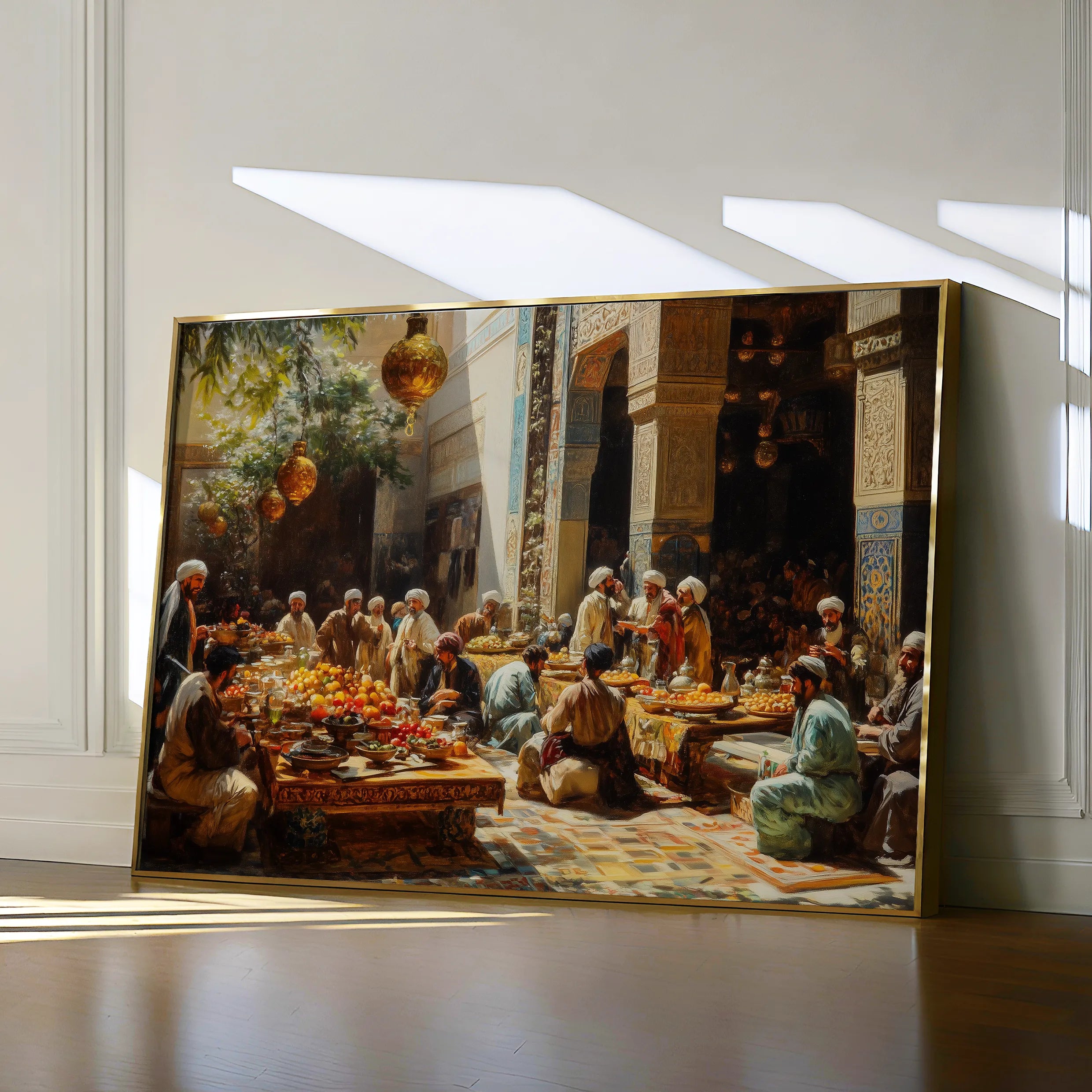 Orientalist 037 Canvas Art 60 x 40 cm / Black