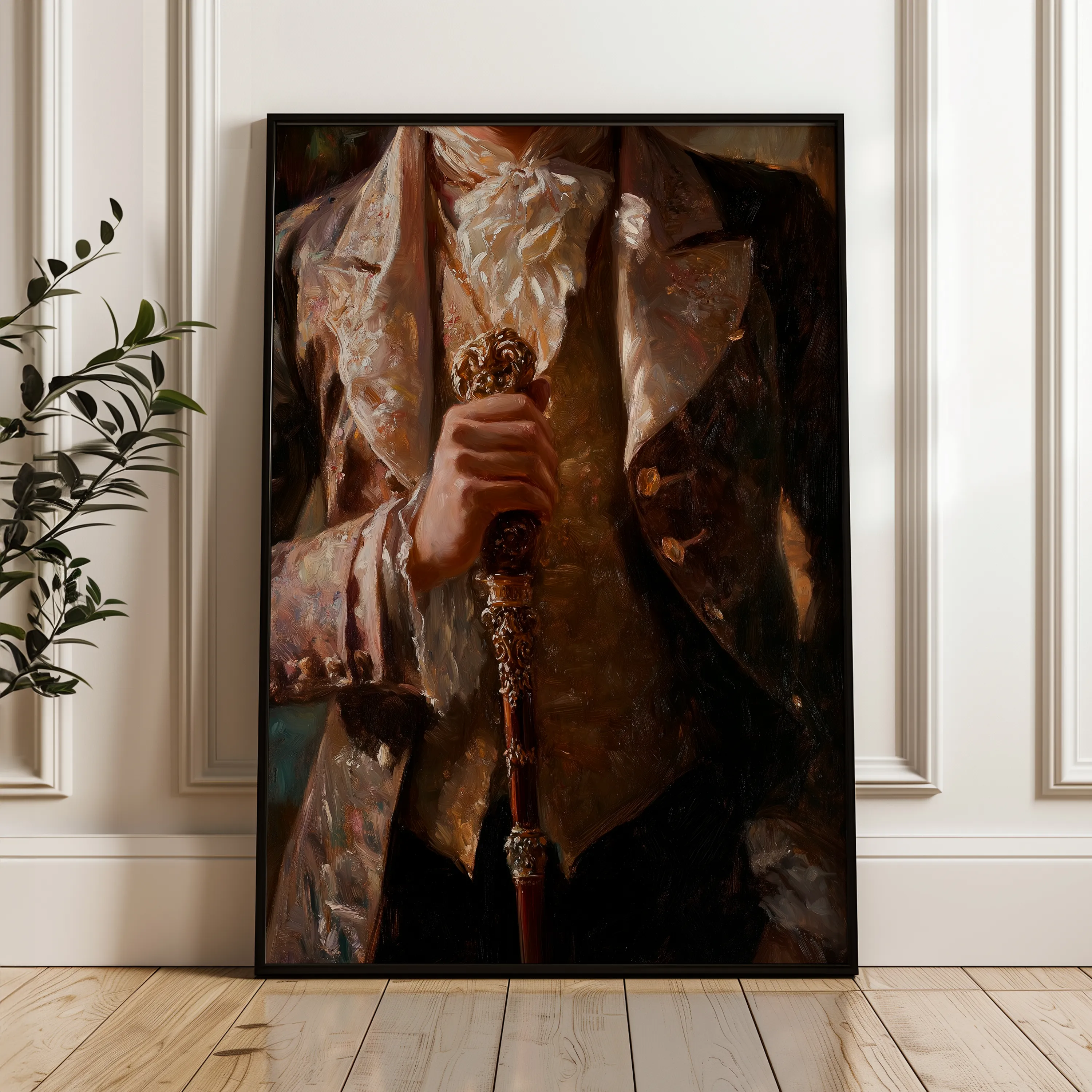 Classic 038 Canvas Art 60 x 40 cm / Black