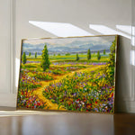 Landscape 038 Canvas Art 60 x 40 cm / Black