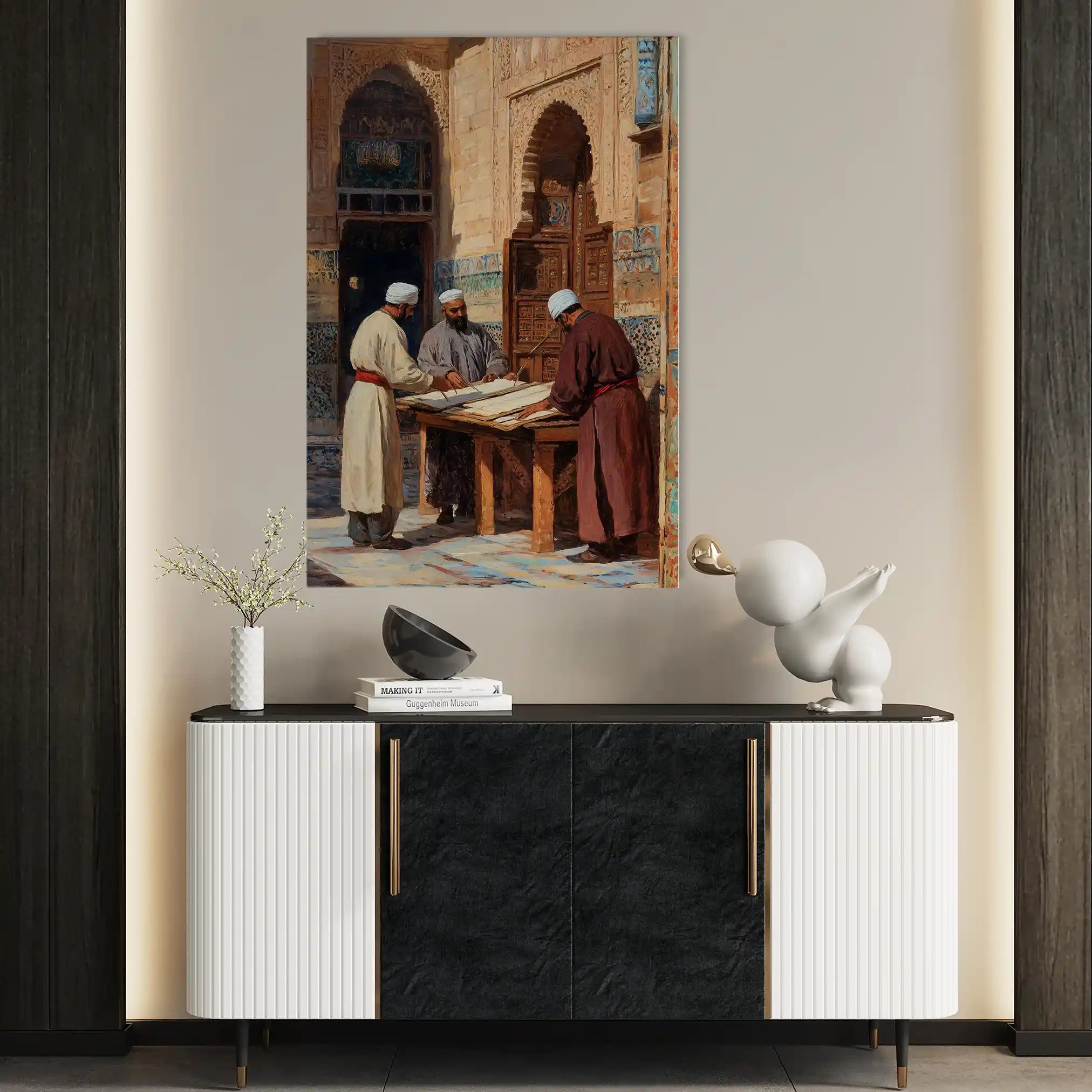 Orientalist 038 Canvas Art 60 x 40 cm / Black