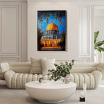 Palestine 038 Canvas Art 60 x 40 cm / Black