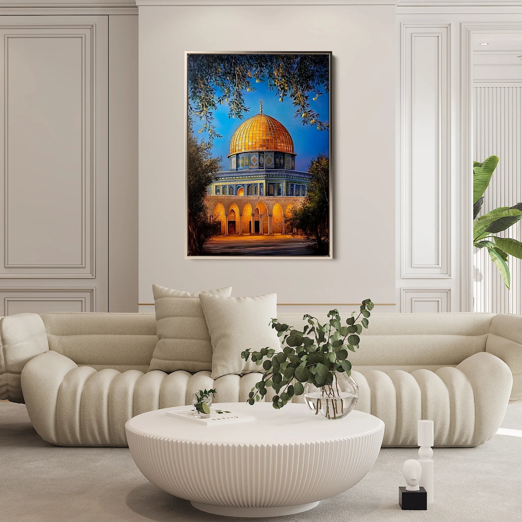 Palestine 038 Canvas Art 60 x 40 cm / Black