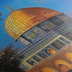 Palestine 038 Canvas Art 60 x 40 cm / Black