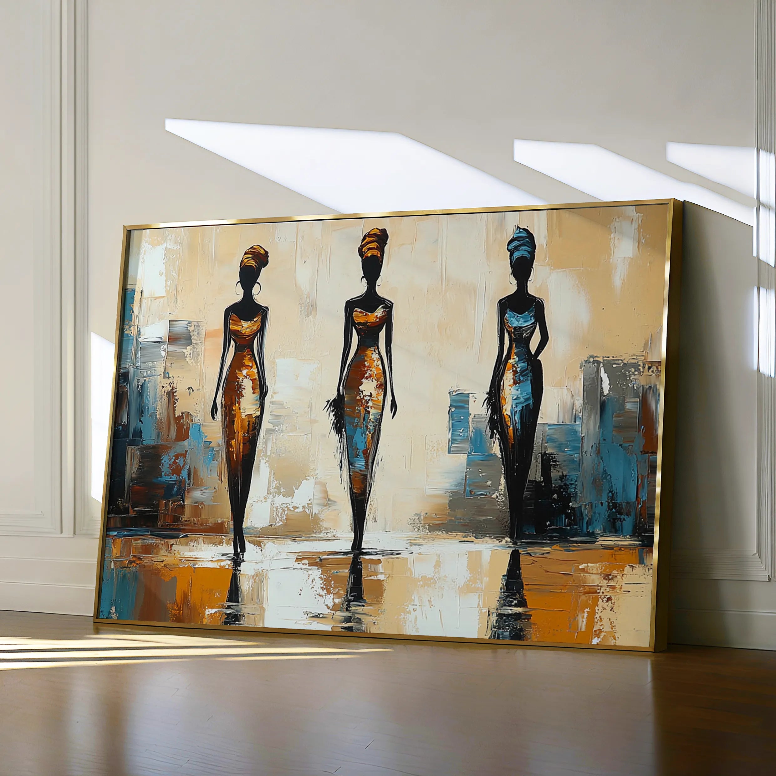 Portrait 038 Canvas Art 60 x 40 cm / Black