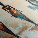 Portrait 038 Canvas Art 60 x 40 cm / Black