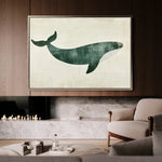 Animals 039 Canvas Art 60 x 40 cm / Black