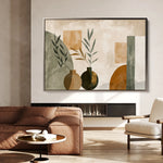 Boho 039 Canvas Art 60 x 40 cm / Black