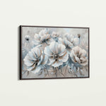 Floral 039 Canvas Art 60 x 40 cm / Black