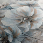 Floral 039 Canvas Art 60 x 40 cm / Black