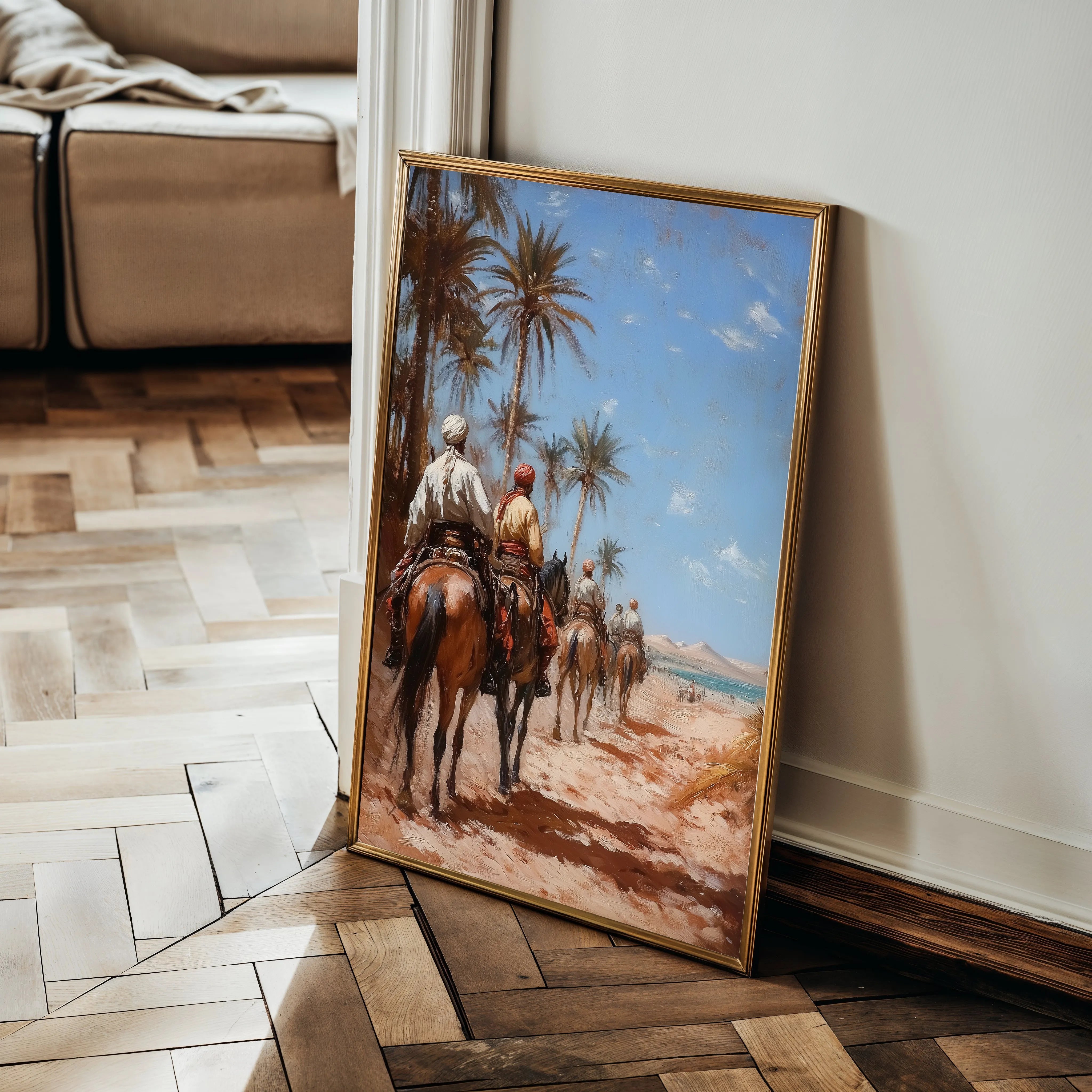 Orientalist 039 Canvas Art 60 x 40 cm / Black