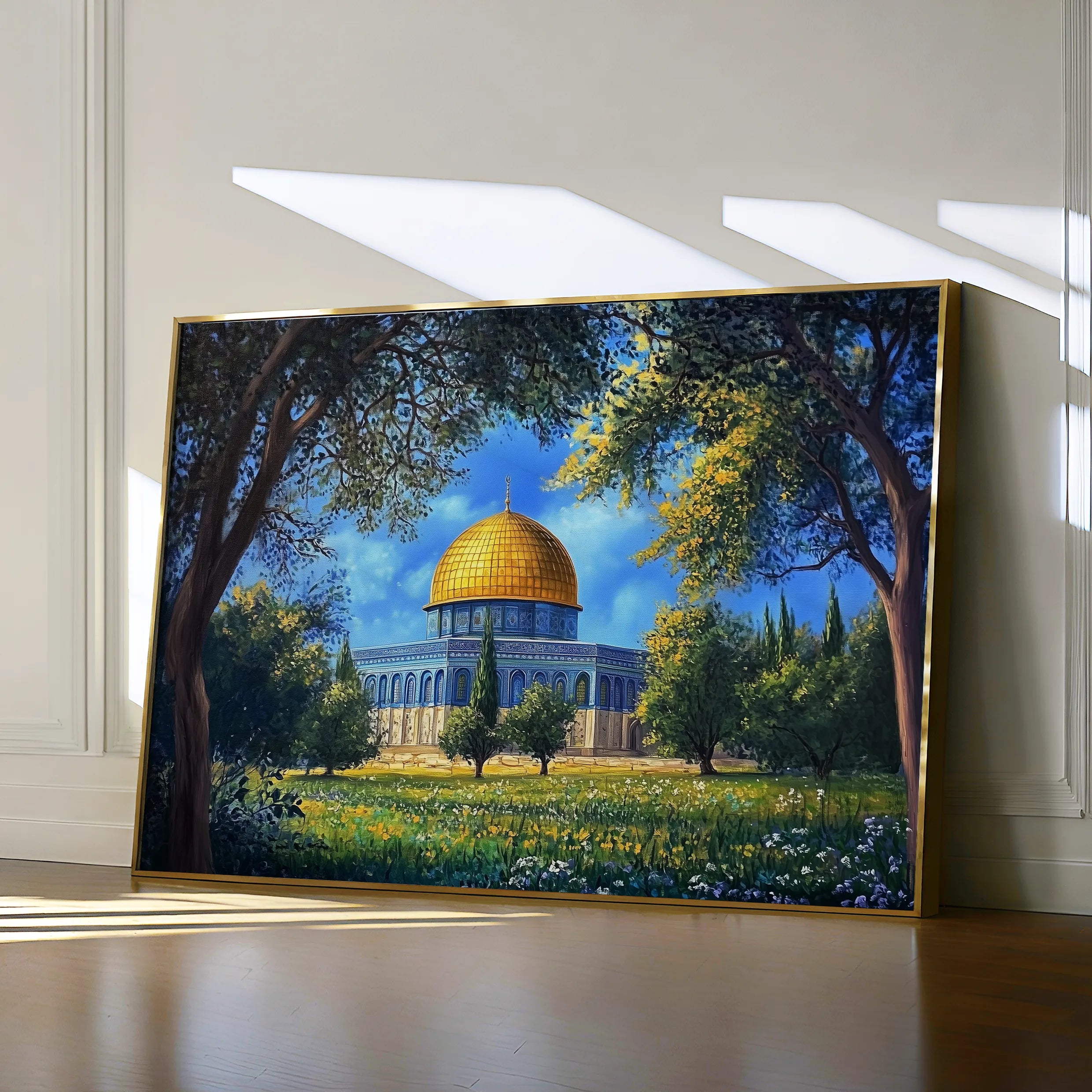 Palestine 039 Canvas Art 60 x 40 cm / Black