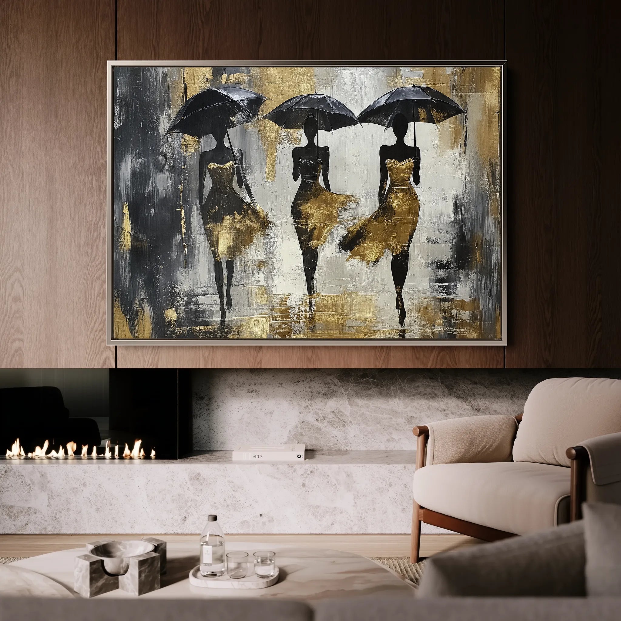 Portrait 039 Canvas Art 60 x 40 cm / Black