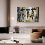 Portrait 039 Canvas Art 60 x 40 cm / Black