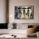 Portrait 039 Canvas Art 60 x 40 cm / Black