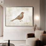 Animals 040 Canvas Art 60 x 40 cm / Black