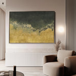 Abstract 040 Canvas Art 60 x 40 cm / Black