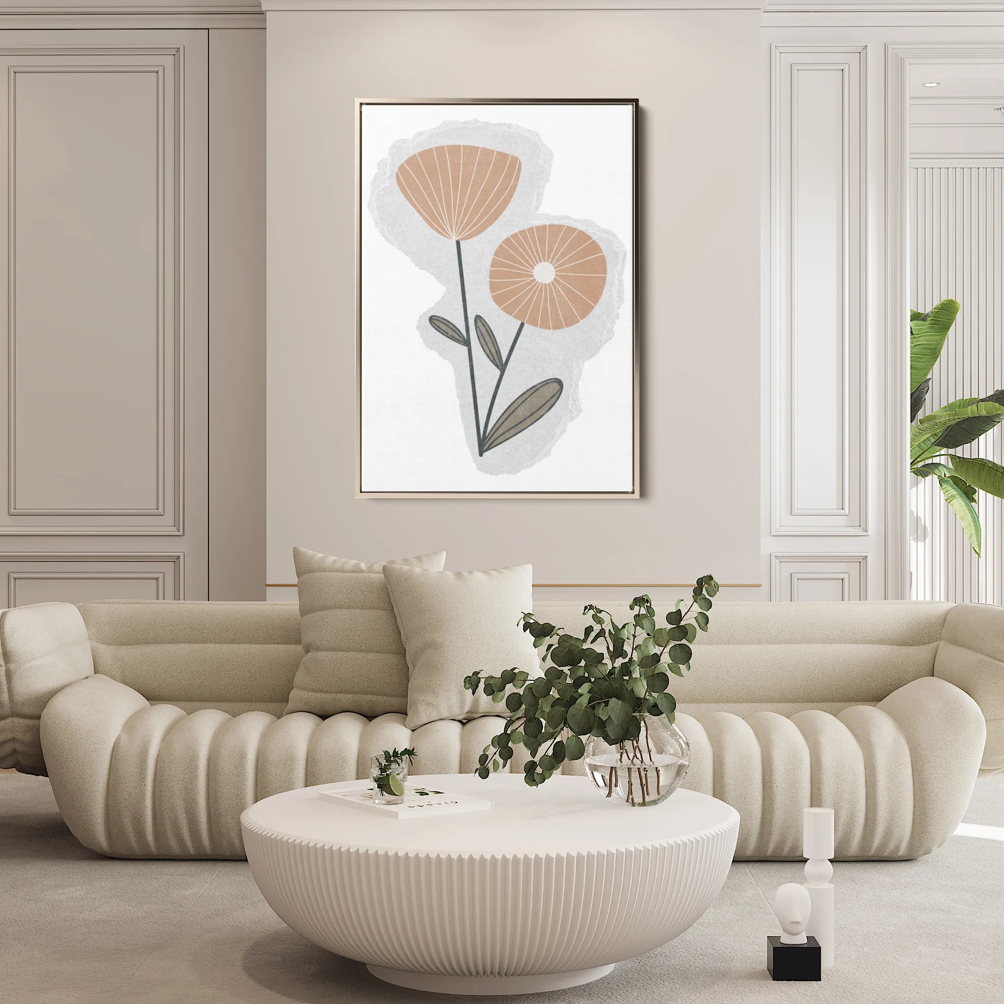 Boho 040 Canvas Art 60 x 40 cm / Black