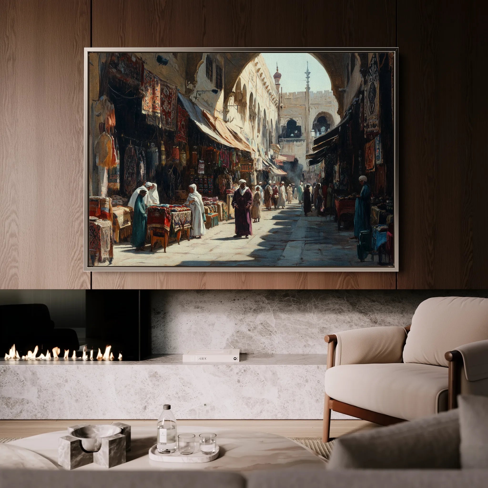 Orientalist 040 Canvas Art 60 x 40 cm / Black