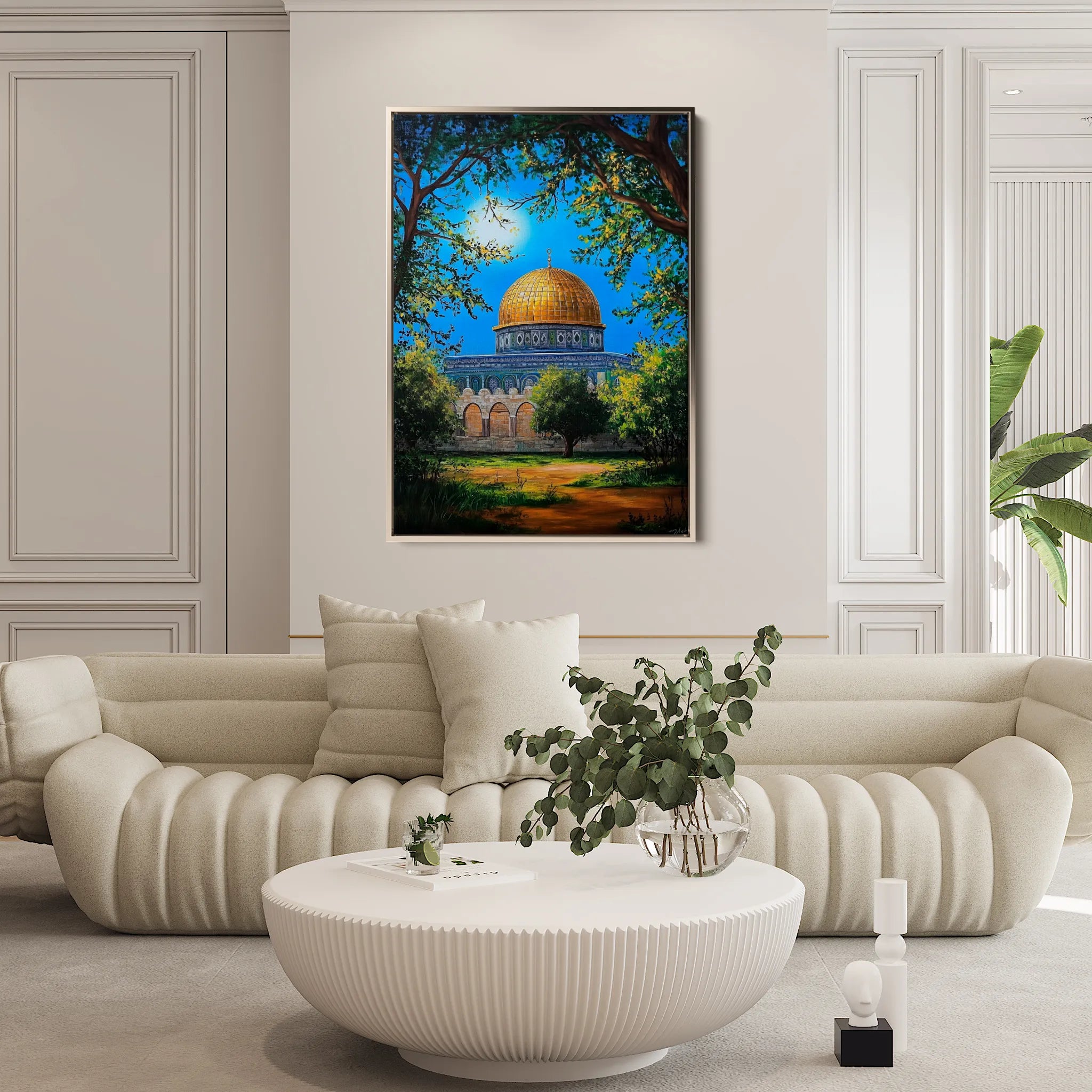 Palestine 040 Canvas Art 60 x 40 cm / Black