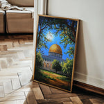 Palestine 040 Canvas Art 60 x 40 cm / Black