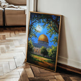 Palestine 040 Canvas Art 60 x 40 cm / Black