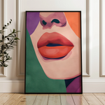 Portrait 040 Canvas Art 60 x 40 cm / Black