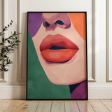 Portrait 040 Canvas Art 60 x 40 cm / Black